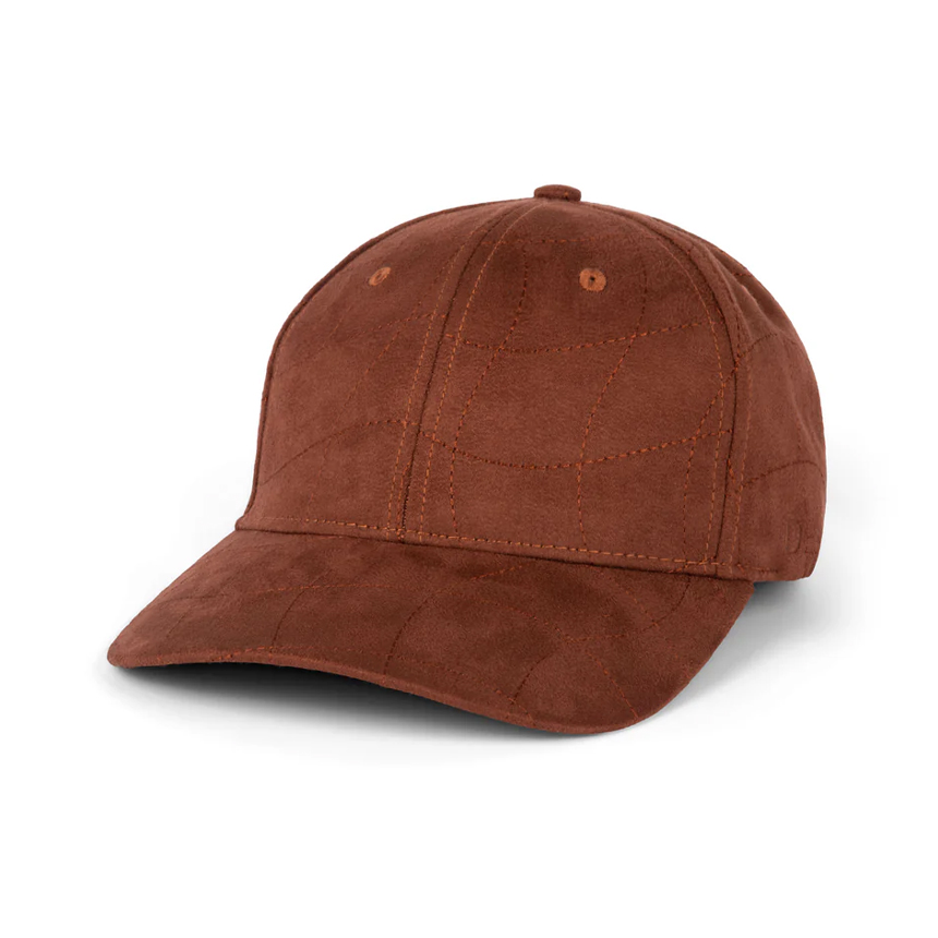 Wave Quilted Full Fit Cap - Caramel